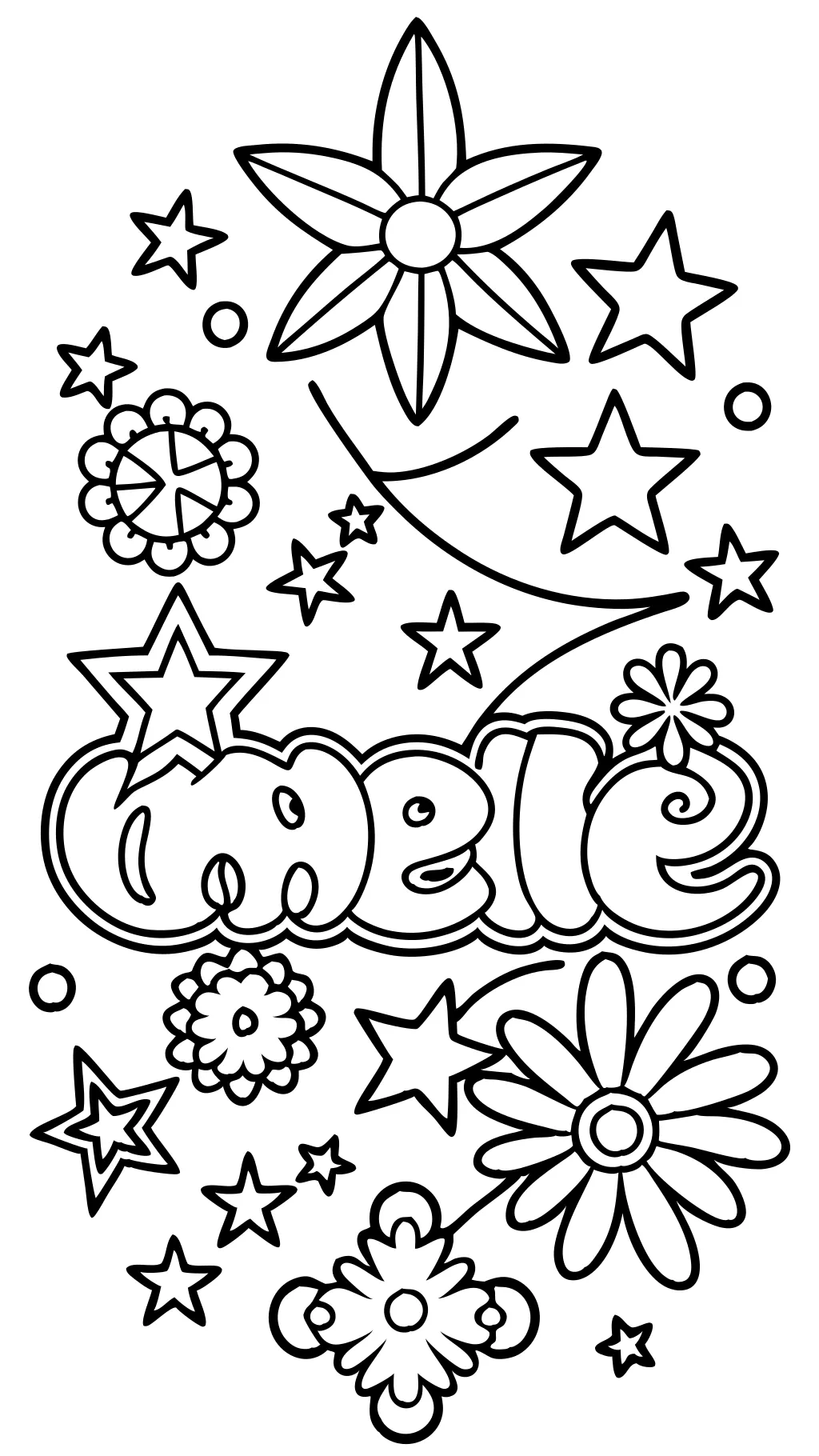 names coloring pages